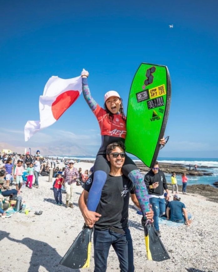 日本人初の プロボディーボーダー ワールドチャンプ鈴木彩加がチリの大会で優勝 世界ランキング1位となり 2年連続ワールドチャンプ獲得を射程距離内に カラーズマガジン